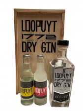 Loopuyt gin met tonic en gingerbeer in geschenkkist