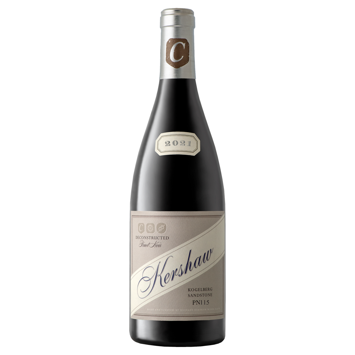 Kershaw Wines Elgin Deconstructed Valley Ridge Kogelberg Sandstone PN 115 Pinot Noir 2022