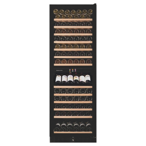 Dunavox Grande-166 Wijnkoelkast DX-166.428DBK | 166 flessen | 2 zones | greeploos