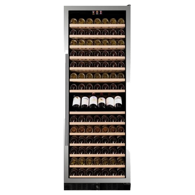 Dunavox Grande-194 Wijnkoelkast DX-194.490SSK | 194 flessen | 1 zone | RVS