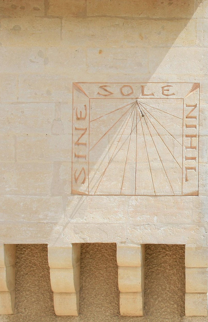 Oranje - zonnewijzer van Chateau Mourgues du Gres