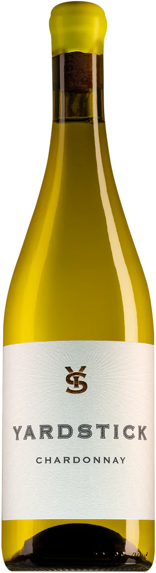 Oranje - Yardstick Chardonnay wijnfles