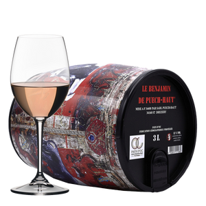 Château Puech-Haut Languedoc Le Benjamin Rosé BIB 3 liter