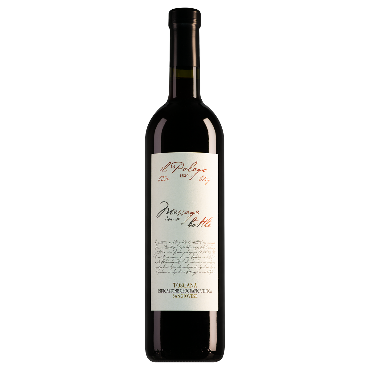 Il Palagio IGP Toscana Rosso Message in a Bottle