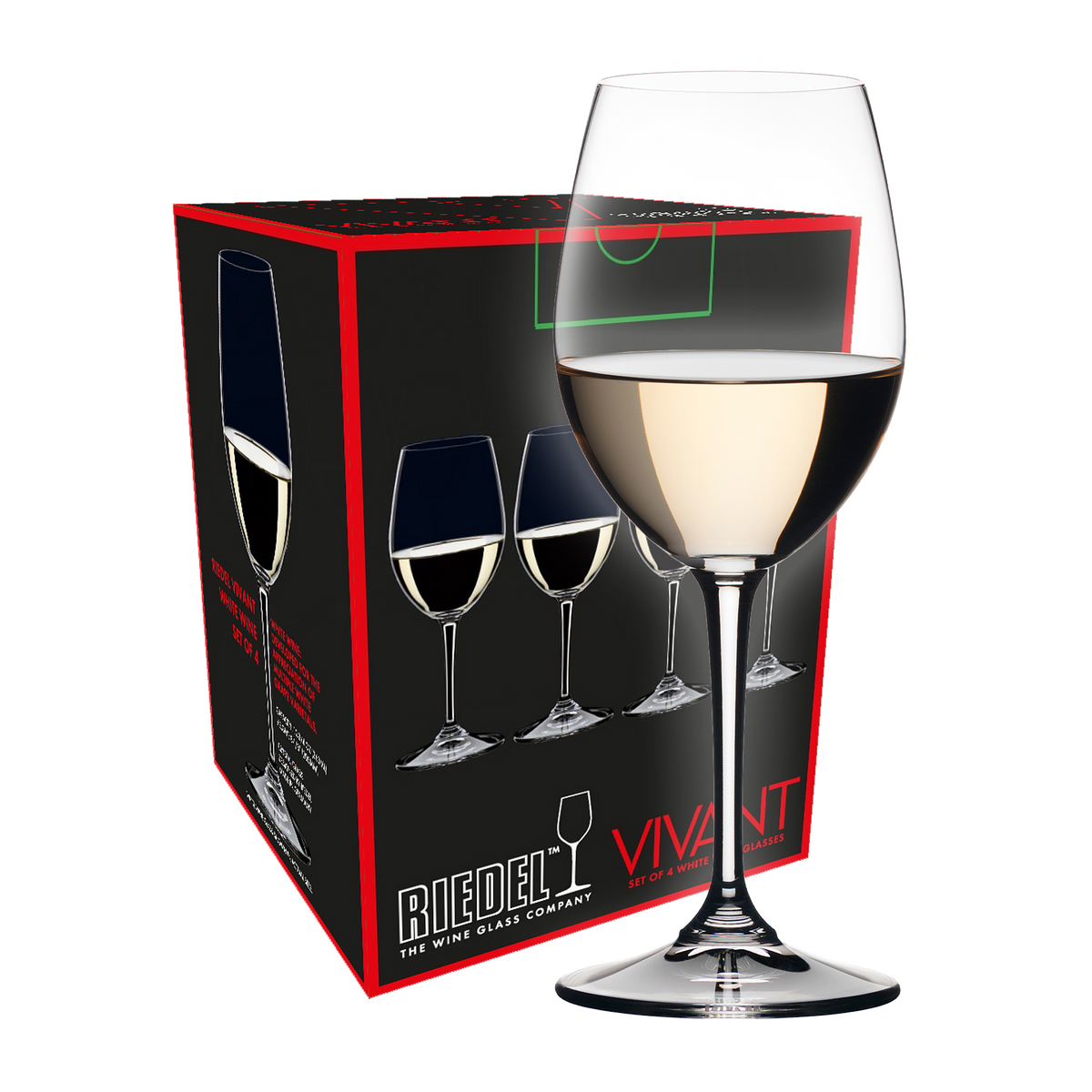 Riedel Vivant Tasting White wijnglas (set van 4 voor € 50,00)