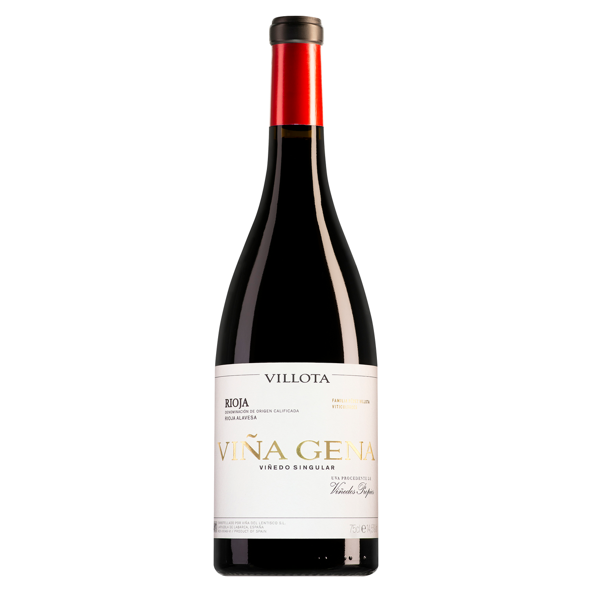 Viña del Lentisco Rioja Villota Viñedo Singular Viña Gena