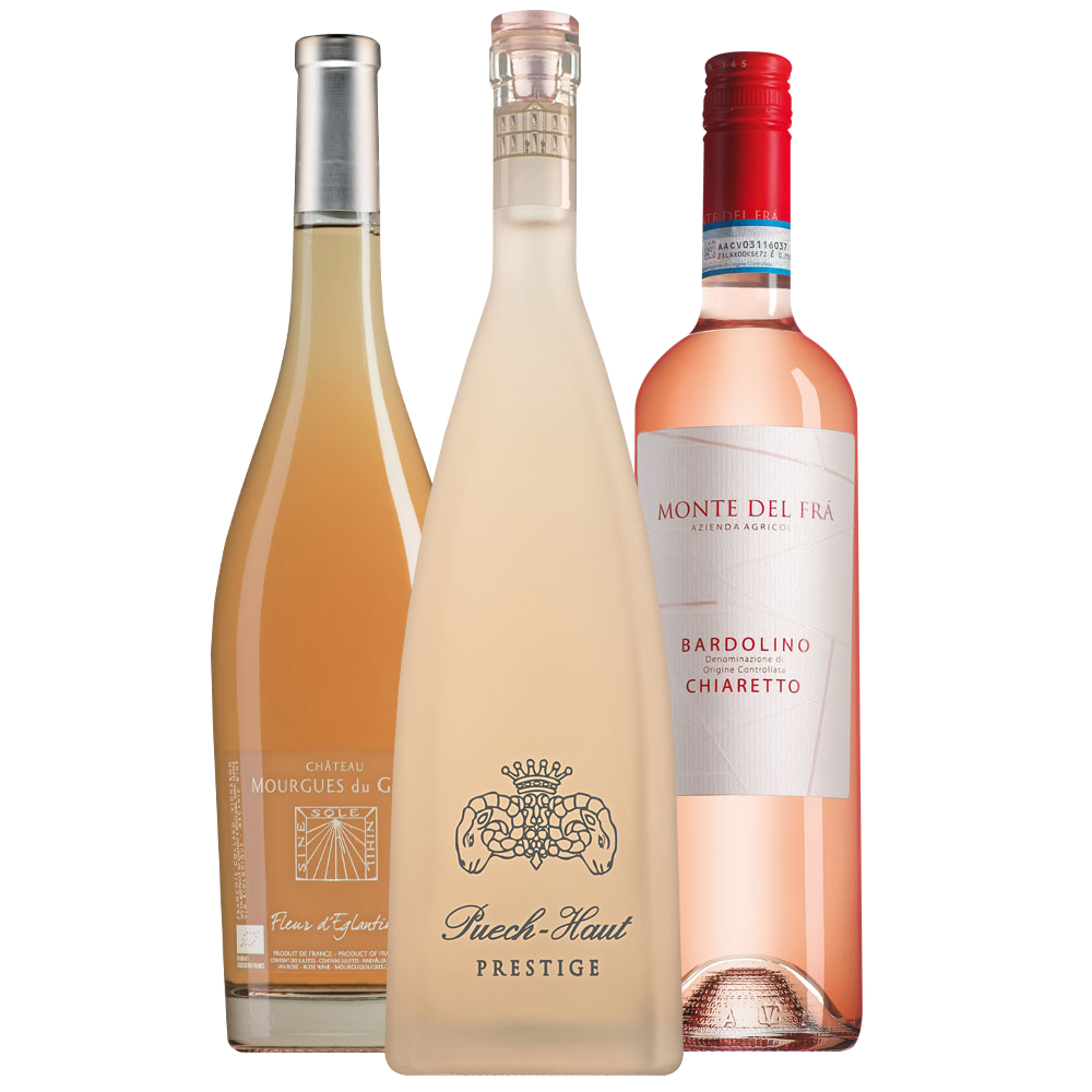 Wijnpakket top 3 rosé wijnen