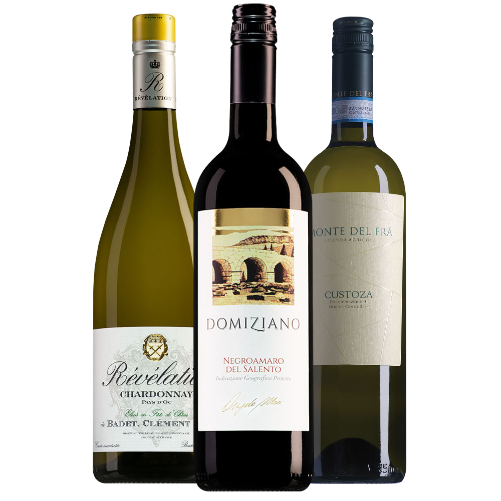 Wijnpakket top 3 wijnen