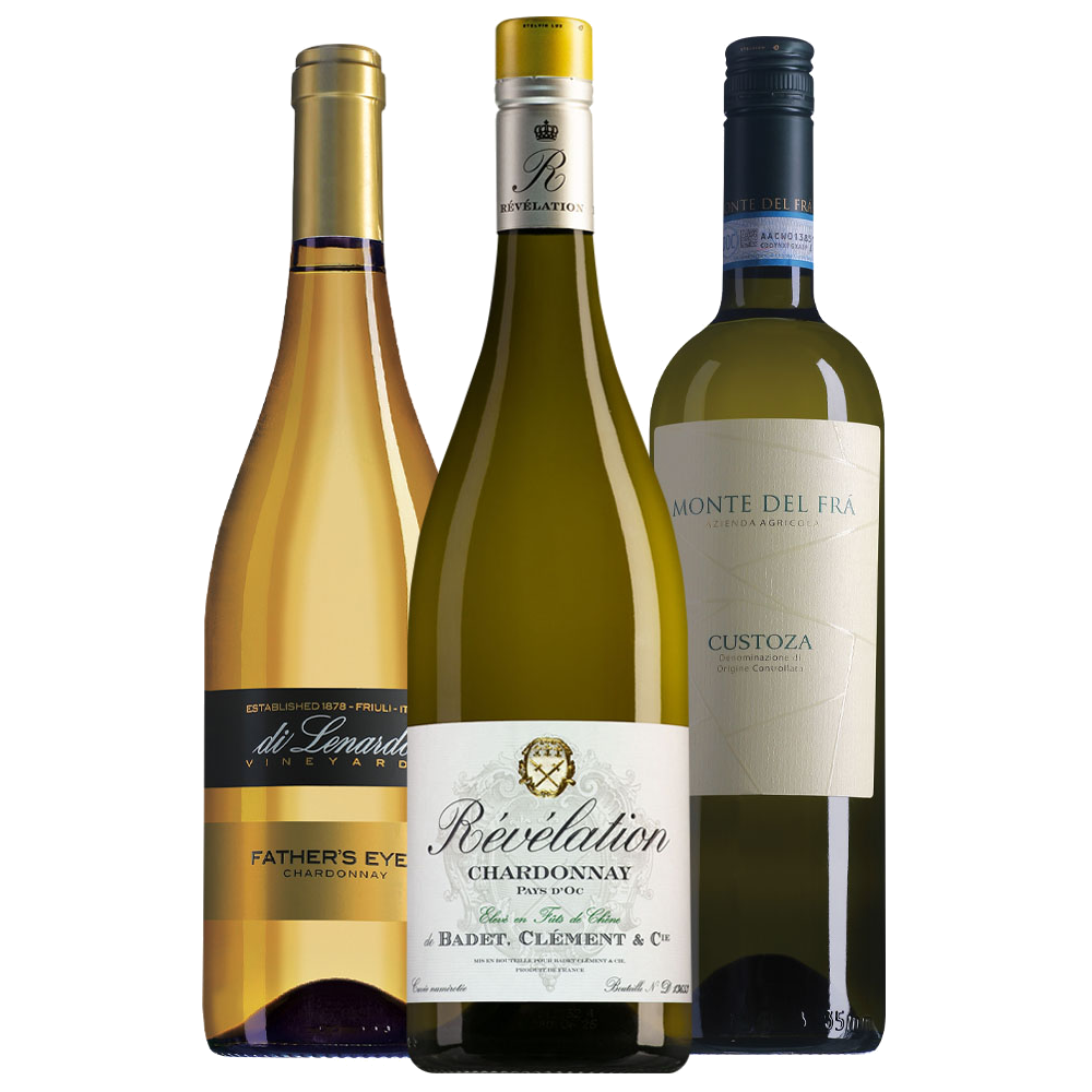 Wijnpakket top 3 witte wijnen
