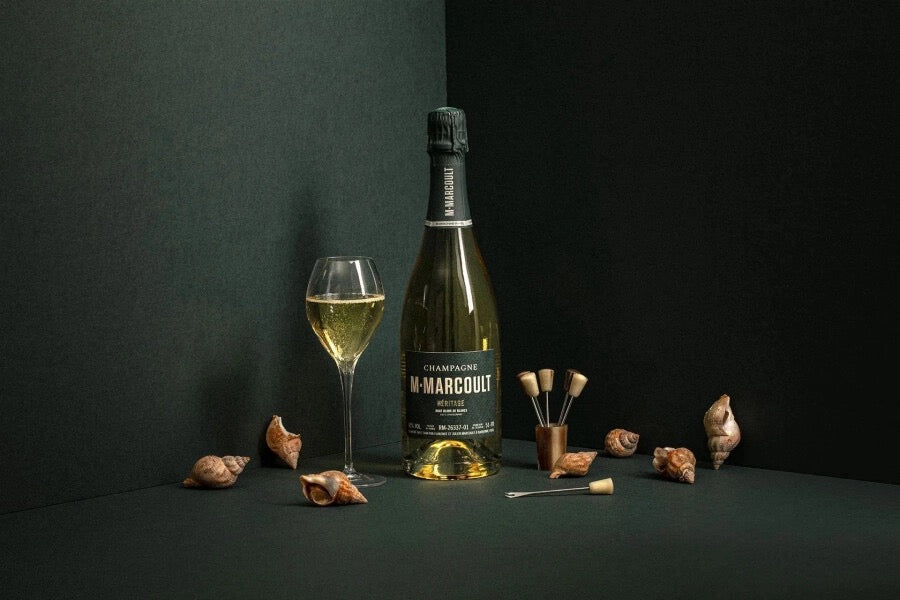 Bubbels in glas (banner)