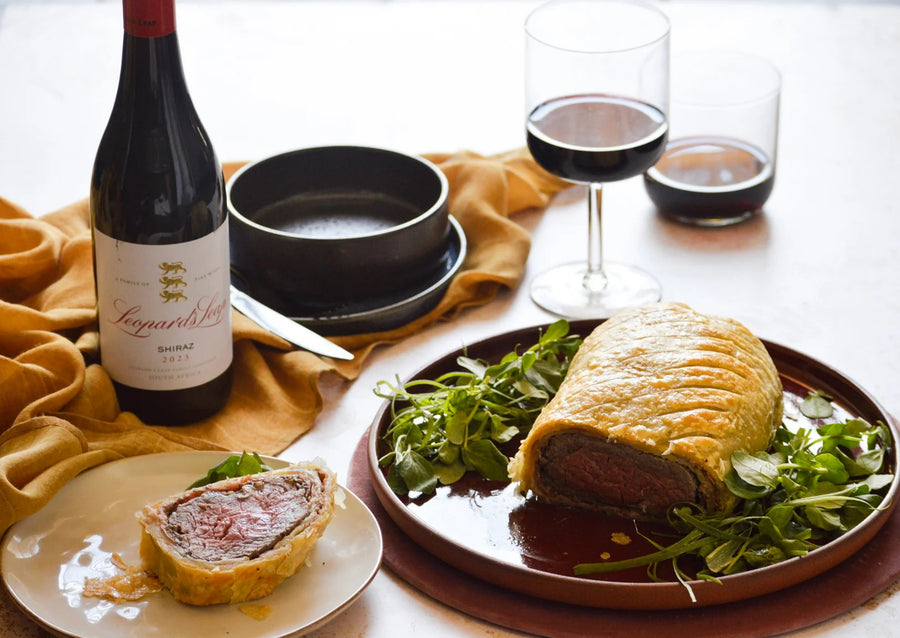 Beef Wellington met glanzende korst en saus