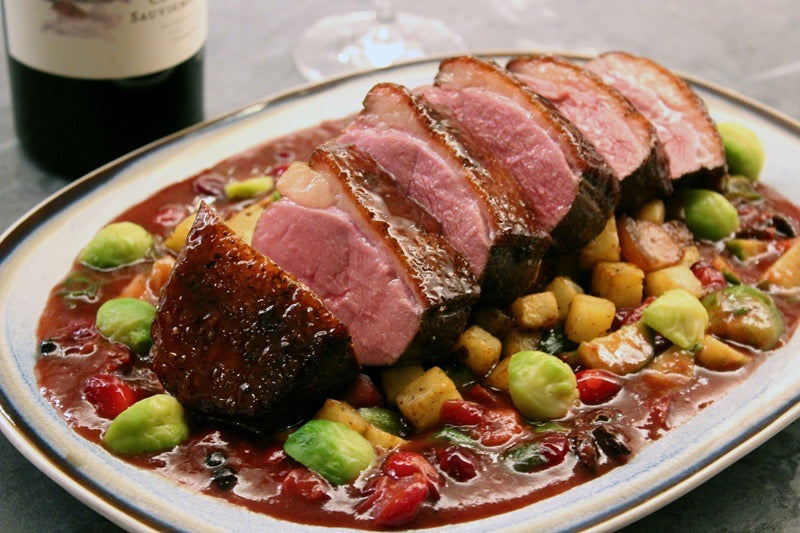 Wildgerecht met rode wijn