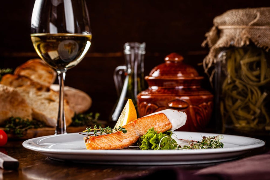 Zalm uit de oven