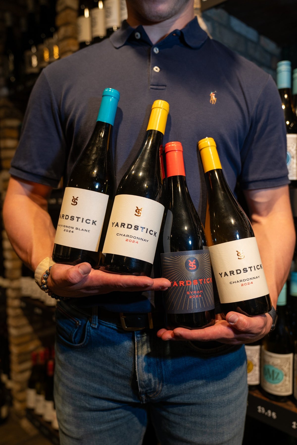 Yardstick Sauvignon Blanc, Chardonnay en Syrah 2024