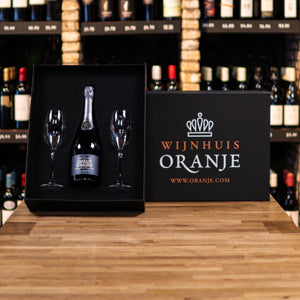 Magneetdoos Champagne pakket met eigen logo, relatiegeschenk van Wijn.com