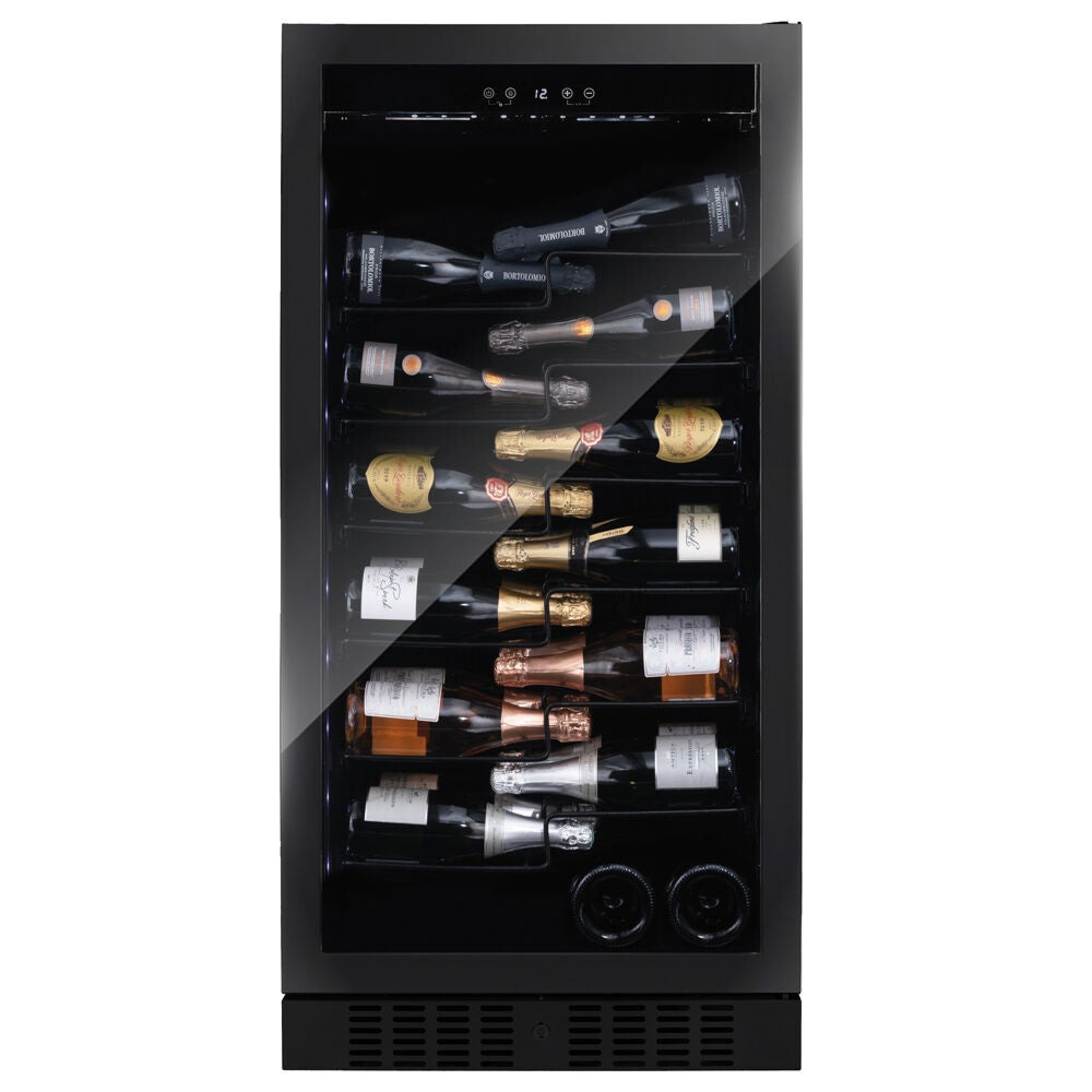 Dunavox Sera-70 Champagnekoelkast DX-70.258B | 70 flessen | 1 zone | greeploos